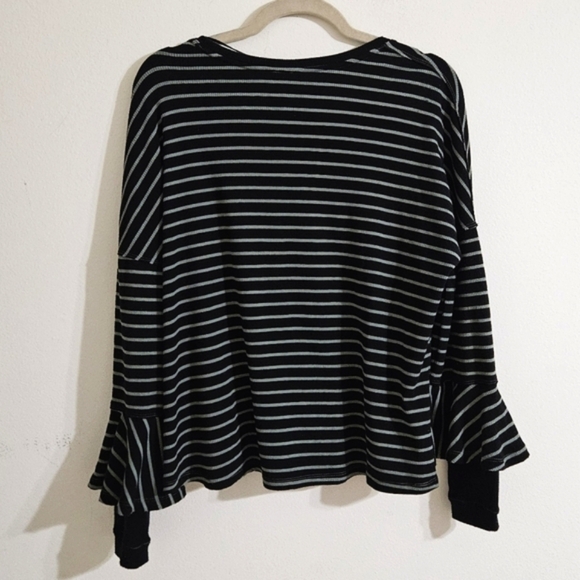 We The Free Striped Peplum Top - Picture 2 of 4